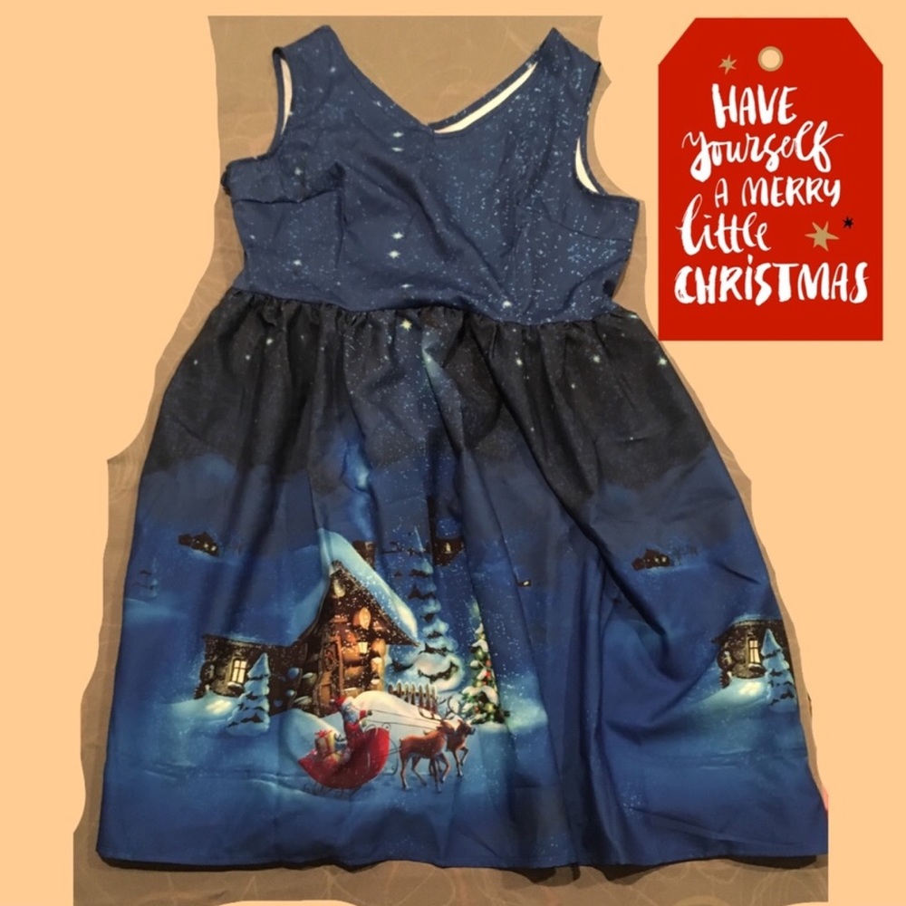 Plus size Christmas dress